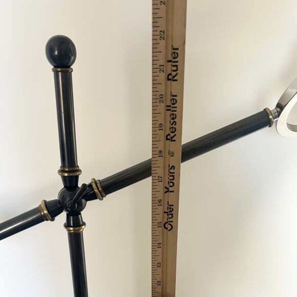 Retro Swing Arm Industrial Vintage Style Gun Metal Gray Stainless Steel Lamp HTF - Picture 9 of 12